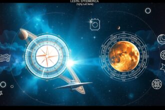 Asztrológiai efemeridák és égitestek elhelyezkedése az égen