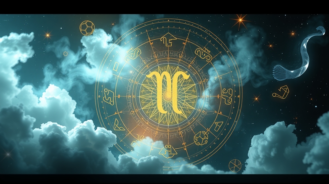 Asztrológiai kör és a halak jegye, csillagképek