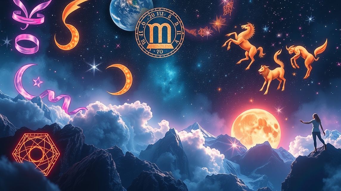 Asztrológiai szimbólumok és eleváció a csillagok között