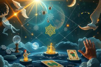 Asztrológiai szimbólumok és Tarot lapok összefonódása