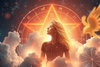 Asztrológiai szimbólumok és női alak a gyenge jegyek témájában