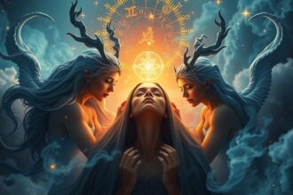 Egy misztikus női alak, aki érzelmi manipulációra utaló jeleket sugall.
