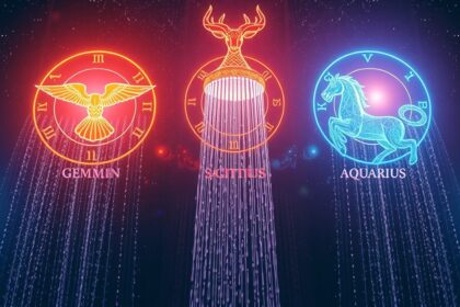 Csillagjegyek: Ikrek, Nyilas és Vízöntő horoszkóp szimbólumok