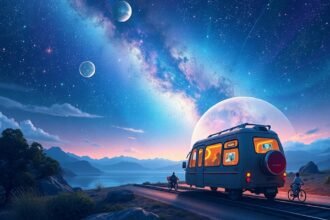 Csodás csillagos ég a nyári kalandhoz.