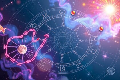 Asztrológiai ábrázolás a 2026-os év sorsszerű találkozóiról