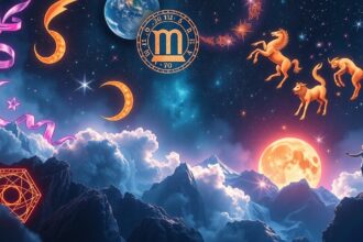 Asztrológiai szimbólumok és eleváció a csillagok között