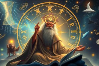 Asztrológus, aki a csillagjegyek titkait kutatja és tanítja.