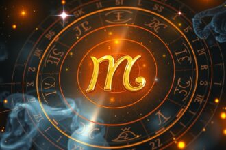 A Skorpió csillagjegy szimbóluma az asztrológiai körben