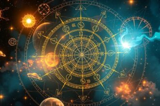 Asztrológiai térkép érzékeny pontokkal az univerzumban.