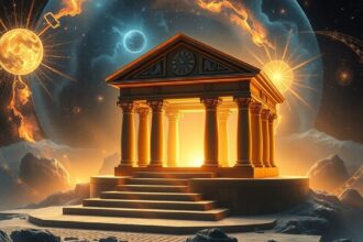 Asztrológiai szimbólumok és templom a 2. házról