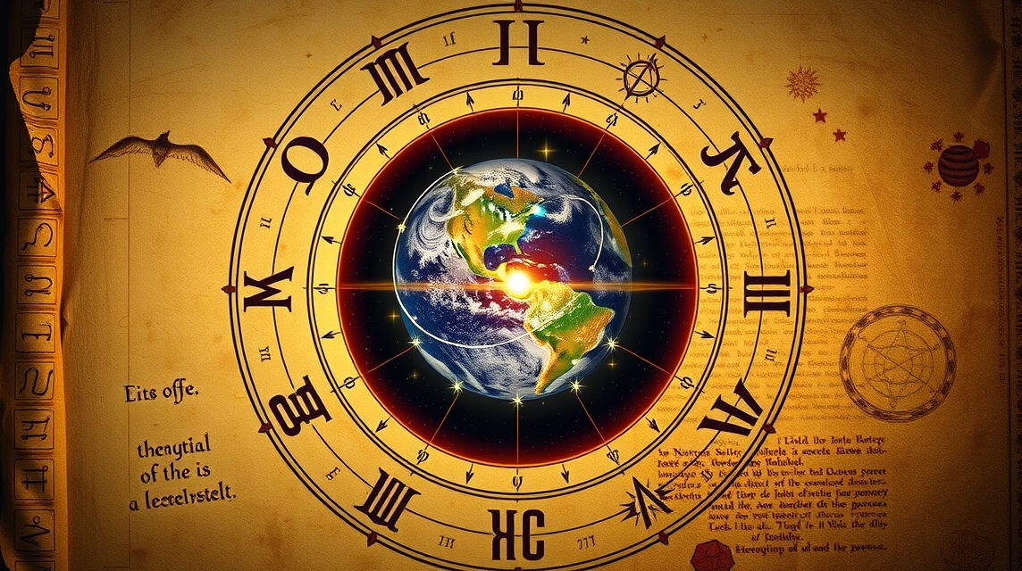 Föld és asztrológiai jegyek geocentrikus szemlélete