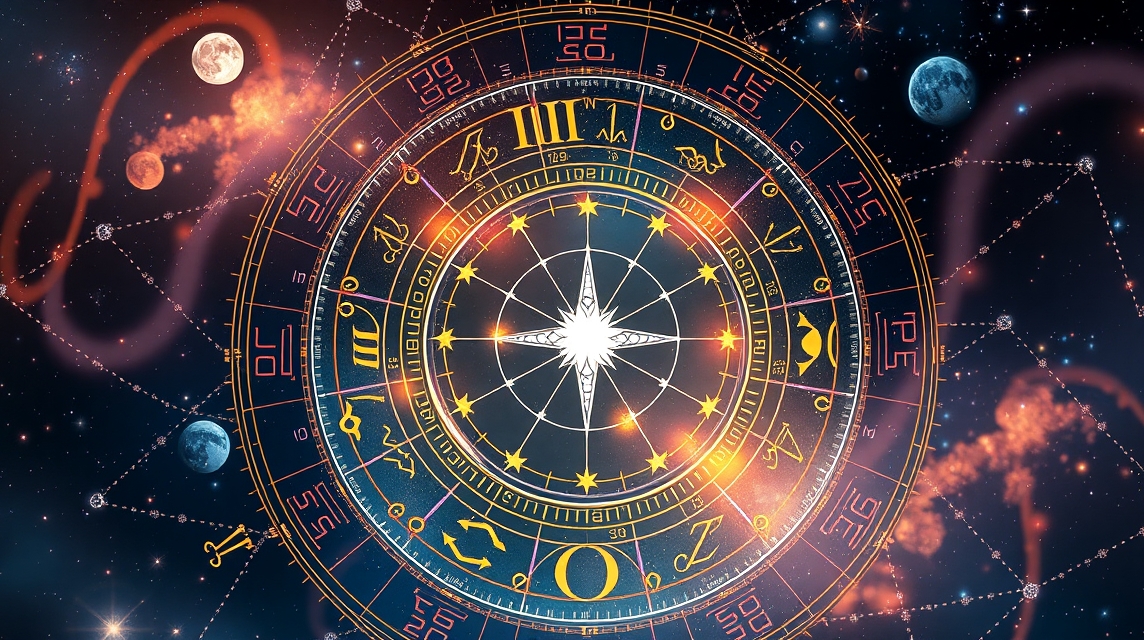 Asztrológiai diagram a Medium Coeli jelentésével kapcsolatosan