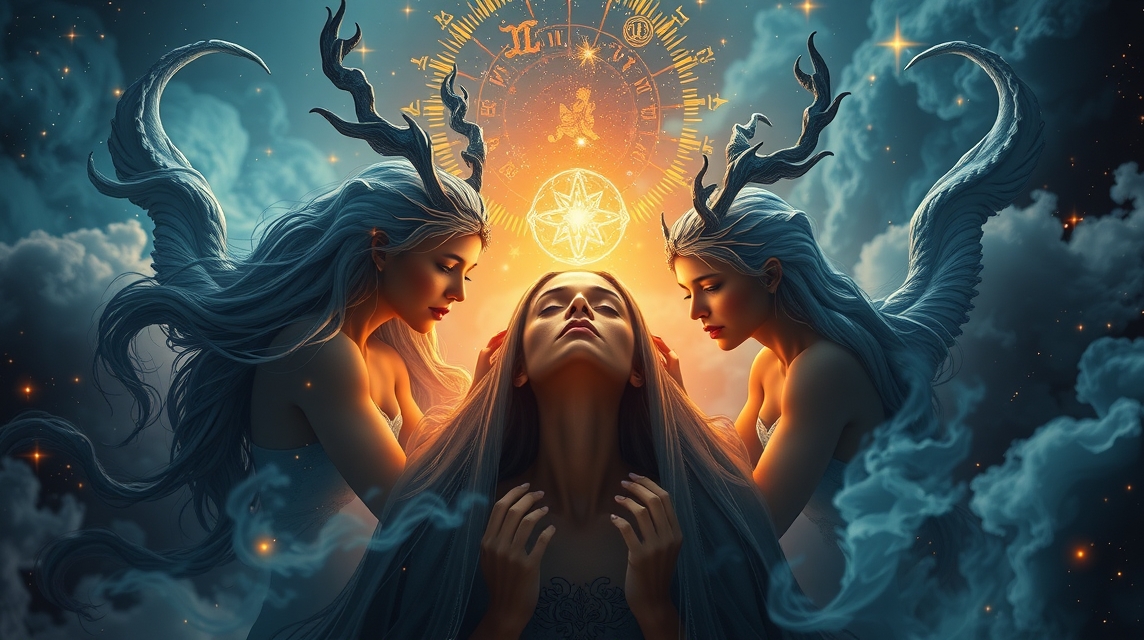 Egy misztikus női alak, aki érzelmi manipulációra utaló jeleket sugall.