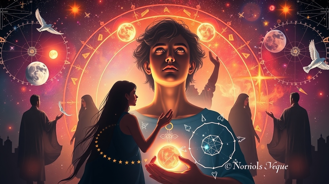 Asztrológiai motívumok és személyes kapcsolatok felfedezése