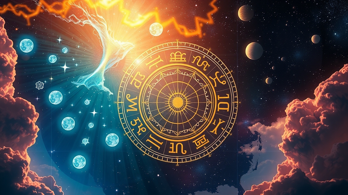 Asztrológiai orbis és bolygók a kozmoszban