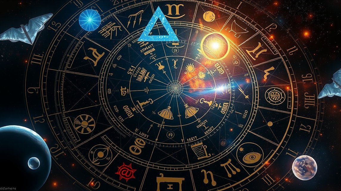 Asztrológiai radix és születési képlet vizualizációja