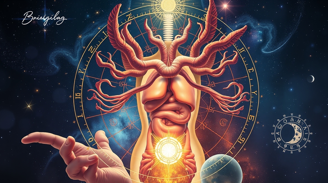 Asztrológiai szervek és bolygók ábrázolása