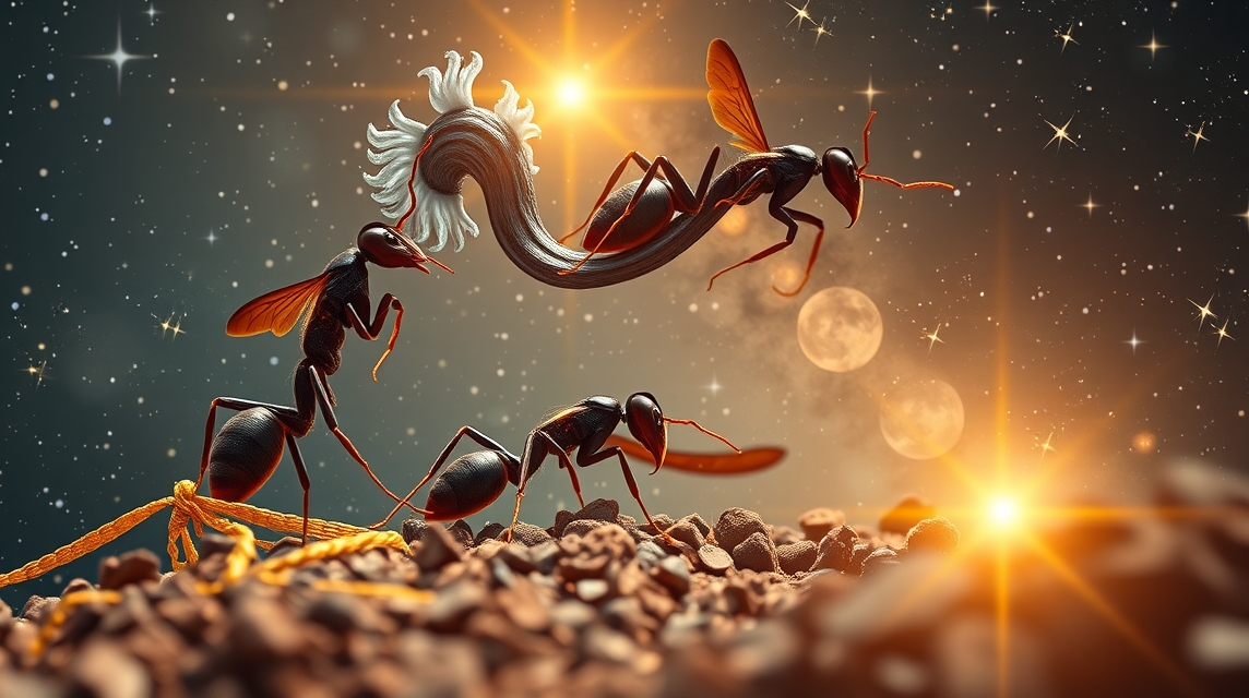 Szorgalmas hangyák csillagjegyek inspiráló munkája és céltudatossága