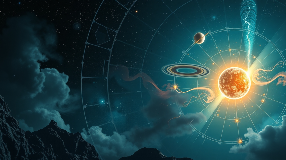 Asztrológiai képlet a zenitről és égitestekről