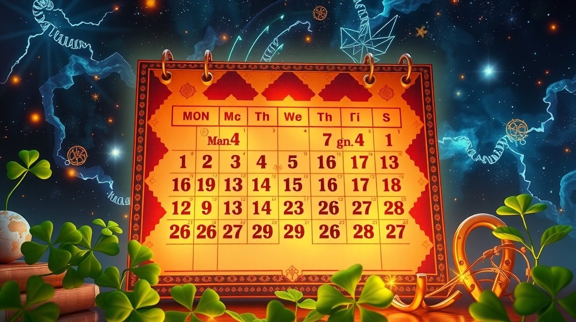 2026 legszerencsésebb napjai a naptárban