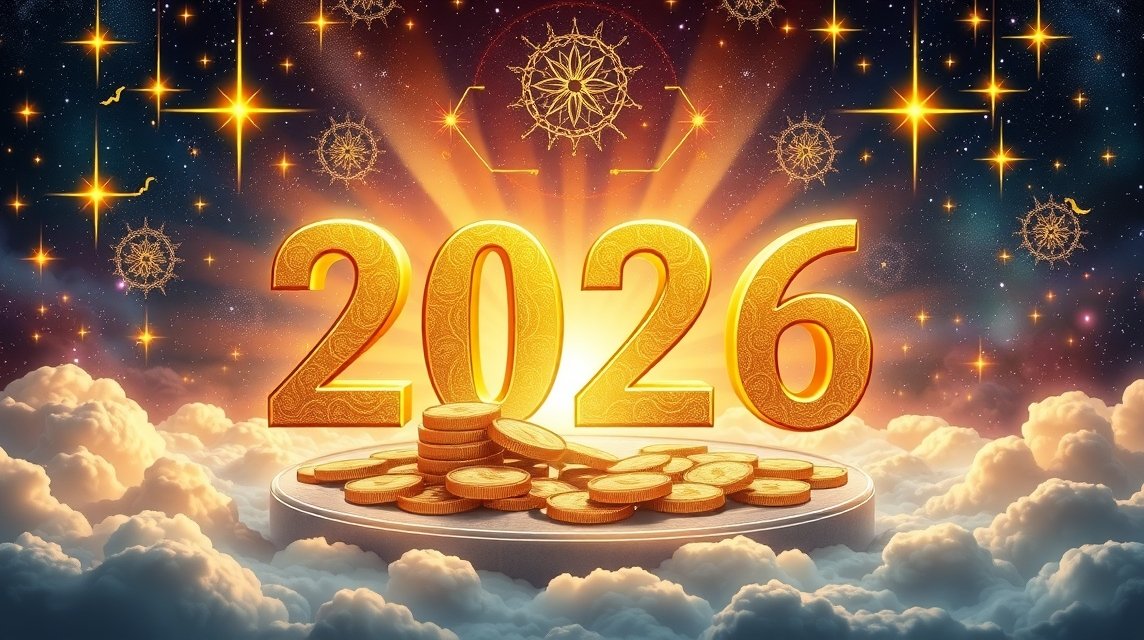 2026 pénzügyi horoszkóp, gazdagság és csillagjegyek