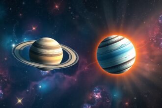 Szaturnusz és Neptunusz találkozása: valóság és illúzió súrlódása — nagy kijózanodás vagy spirituális ébredés? Ismerd meg, hogyan formálja személyes és kollektív életedet ez az átalakuló energia.